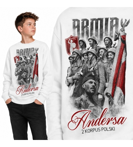 BLUZA DZIECIĘCA PATRIOTYCZNA ARMIA ANDERSA